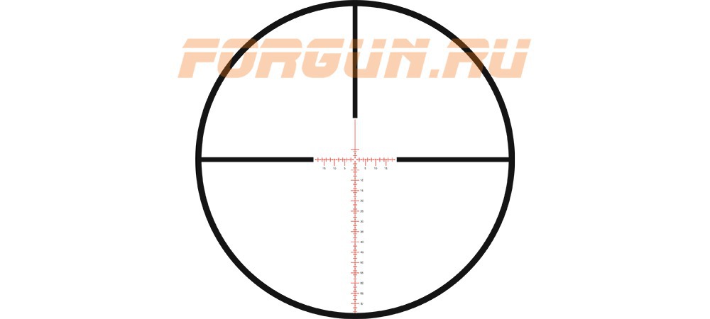 Сетка MOAK в прицеле Kahles K624i 6-24x56, MOAK, ¼ MOA, CCW, лев. (10600)